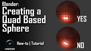 Digital REM | Base mesh for blender modeling | Quad Sphere | How-to Tutorial