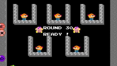 Bubble Bobble how to: level 30, with the door to the 2nd secret round