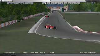 rFactor. Italian GP 1979. Big crash on start.