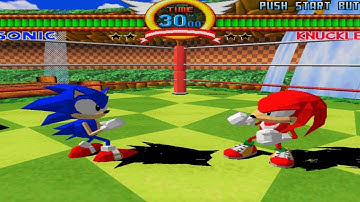 Sonic the Fighters - GameCube Gameplay (720p60fps)