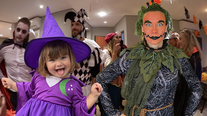 Kaos & kul när familjen fixar Halloweenparty VLOGG