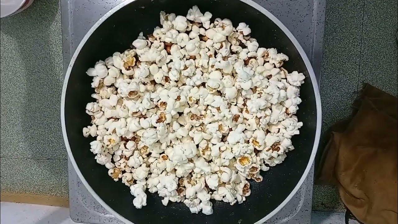 ঘরে বসে পাঁচ মিনিটে তৈরি করুন মজাদার পপকর্ন How to Make ghee popcorn recipe Popcorn YouTube