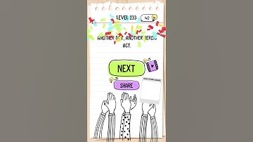 Brain Test level 233 tricky puzzles walkthrough