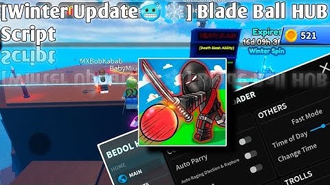 [Winter Update🥶❄️] Blade Ball HUB Script | Hydrogen - Fluxus - Delta - Arceus x - Codex Executor