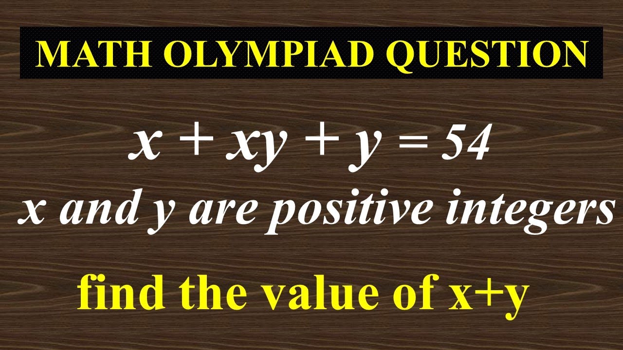 Math Olympiad Question || Nice Algebra Equation || You should know this ...
