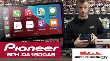 Pioneer SPH-DA160DAB Apple CarPlay & Android Auto entry level stereo | Car Audio & Security