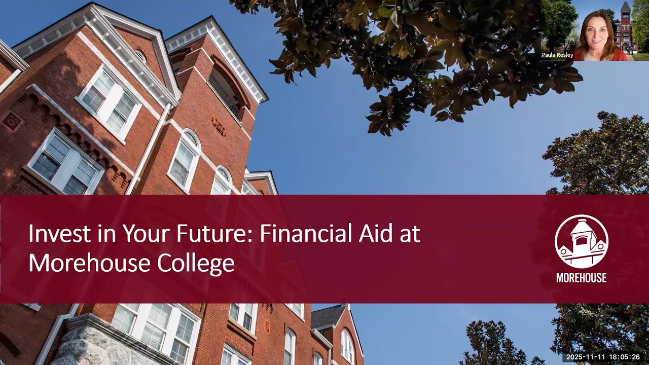 Tiger Talks: Ep. 25 | Invest in Your Future: Financial Aid at Morehouse College