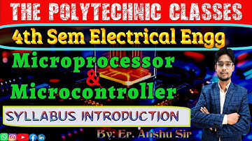 Microprocessor & Microcontroller || Syllabus Introduction || 4th Semester || Electrical Engg