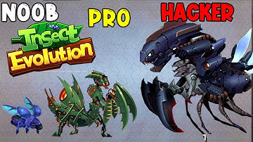 NOOB vs PRO vs HACKER - Insect Evolution Full Gameplay (Part 173)