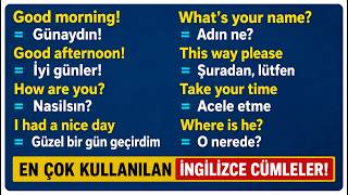 Lütfen Bu Yu Geçme. İlk Günden İtibaren Kullanabileceğiniz Başlangıç Seviye İngilizce Cümleler Resimi