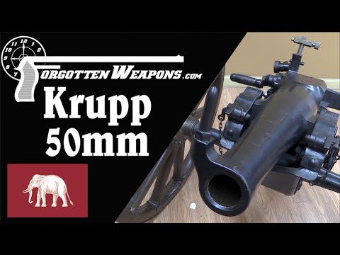 Krupp 50Mm Mountain Guns For Siam