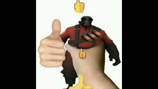 Pyro Giving A Thumbs Up