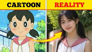 Doremon Cartoon Characters In Real Life😱