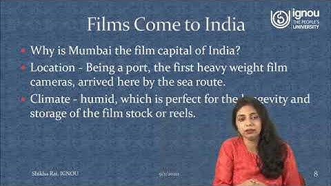IGNOU Live Session on "Indian Film Industry-1" for MAJMC/ PGJMC Students