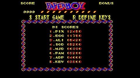 Paperboy (Prototype Version) Review for the Amstrad CPC by John Gage