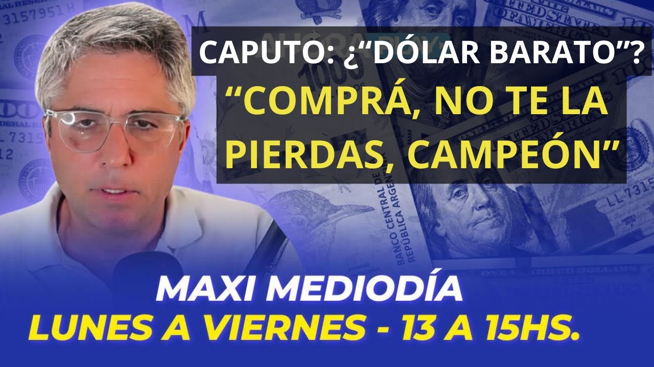 Conferencias de Maxi Montenegro: info@maximontenegro.com
⚠️ HACETE MIEMBRO DE MI CANAL y tené prioridad en las consultas de todos los vivos del canal. En el botón UNIRME o 👉
https://www.youtube.com/channel/UCnkAzcpDF-yd5ndPEaBMzDA/join

TWITTER | https://twitter.com/maximmontenegro
FACEBOOK | https://www.facebook.com/pg/PlanMeconomia/
INSTAGRAM | https://www.instagram.com/maximontenegrooficial/

¡No te pierdas los contenidos exclusivos de la web de Plan M!
https://www.planm.com.ar/