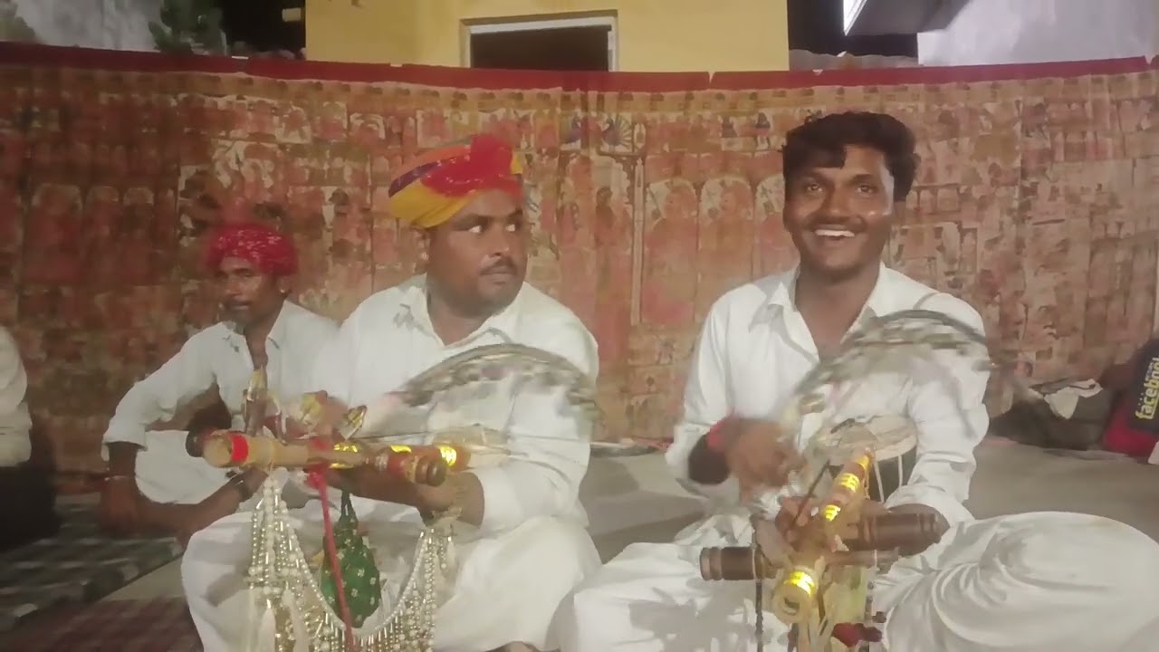 पाबूजी की पड गायक कलाकार किशन भाई 