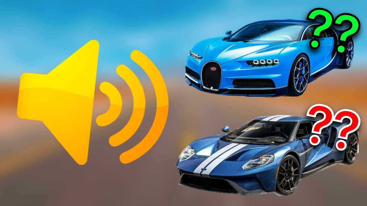 Guess The Sport Car By The Sound Car Quiz Challenge YouTube
