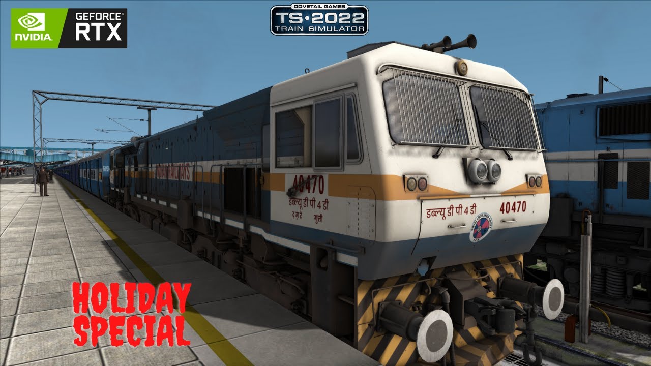 INDIAN RAILWAY | TRAIN SIMULATOR | GAMEPLAY | WDP4D LOCOMOTIVE | DEPARTURE & ARRIVAL | BHARAT STREAM