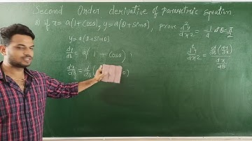 Second Order Derivative of Parametric Function #kamaldheeriya