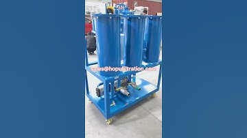 portable oil filtration machine, small oil cleaning unit
