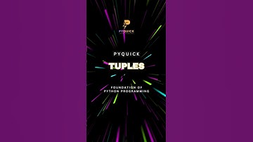 MASTER PYTHON: TUPLES