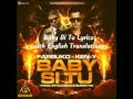 Baby Si Tu Farruko &amp; Ken-Y lyrics with English Translations