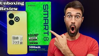 Infinix Smart 8 HD Unboxing & Review - ⚡5000mAh | Under ₹6,000
