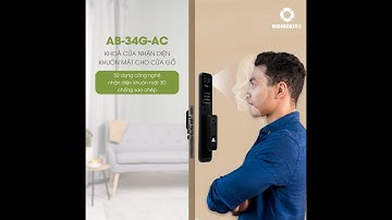 HomeKit - Cách kết nối app Tuya smart và Khoá cửa nhận diện khuôn mặt cho cửa gỗ AB-34G-AC