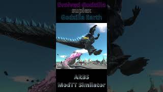 Evolved Godzilla suplex Godzilla Earth #shorts #arbs #godzilla #modtt  #gaming