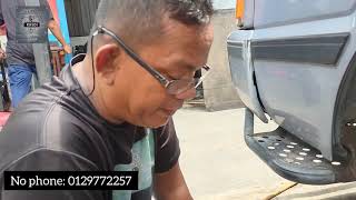 tutorial ganti bearing tayar(wheel bearing yg dah berdengung