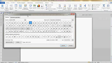 ¿Cuáles son los símbolos en Word?