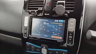 Nissan Leaf Gen 1 Head Unit not flush to the dashboard, got to reset the position.