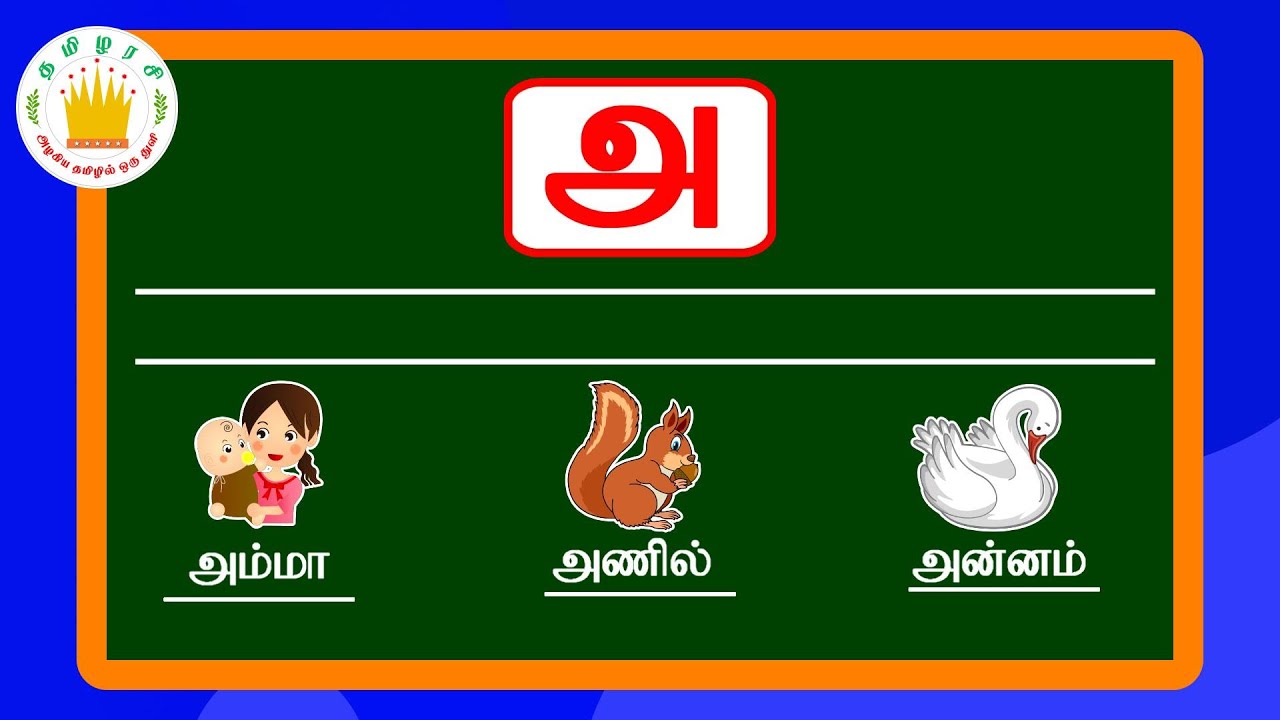 uyir Eluthukkal In Tamil For Kids A AA E EE LLearn uyir-eluthukkal-in-tamil-for-kids-a-aa-e-ee-llearn