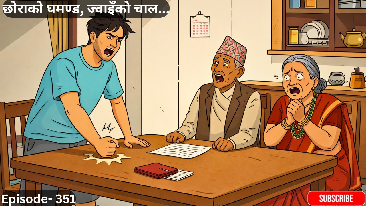 छोराको घमण्ड, ज्वाइँको चाल...Episode- 351 #folkstories #folktales #kathamandap #juwai #chhora