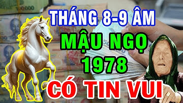 Tử Vi Tháng 8, 9 Âm Tuổi Mậu Ngọ 1978 Được Lộc Trời Đánh Đâu Thắng Đó Tiền Tỷ Về Tay Đổi Đời Giàu To