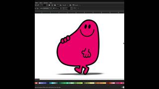 How to draw Mr. Greedy ( The Mr. men show)#cartoon #shorts #drawing #coreldraw