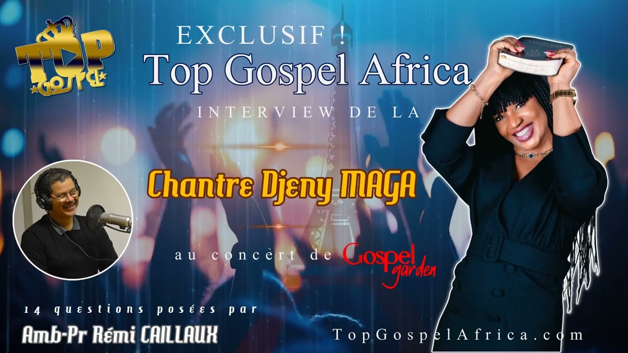 DJENY MAGA Interview par Rmi CAILLAUX   YouTube Channel Cover Photo