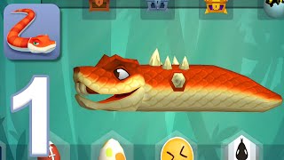 Snake Rivals - Gameplay Walkthrough Part 1 - Tutorial (iOS, Android) screenshot 3