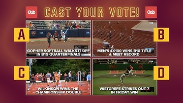 Golden Gopher Cub Plays Of The Week (May 8-14, 2023)