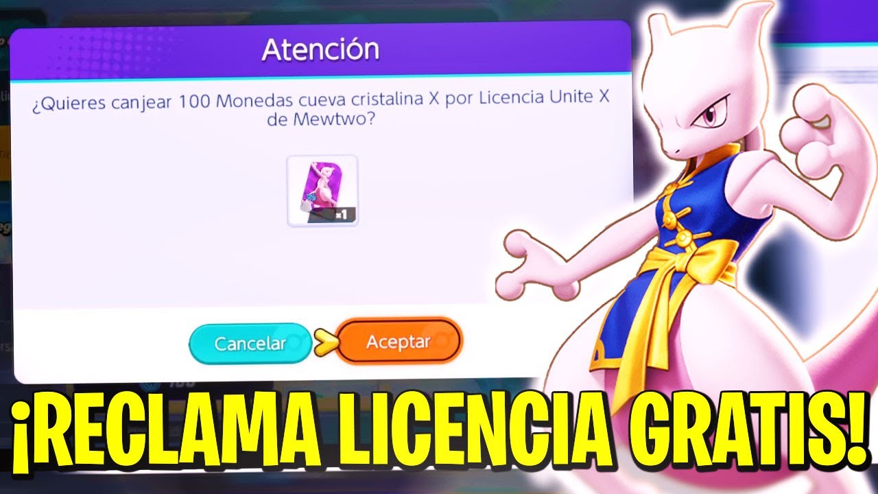 How to get Permanent License Mewtwo X - Pokémon Unite 