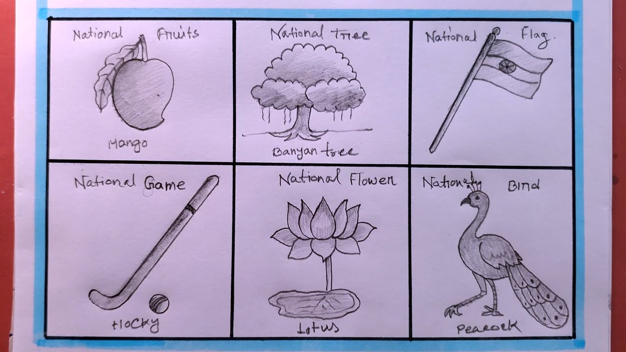 How To Draw National Symbols Of India Step By Step National Symbols how-to-draw-national-symbols-of-india-step-by-step-national-symbols