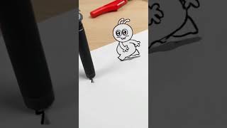 sketches animates into real life DrawingLoop #CreativeShorts # #AnimationMagic #Shorts #Drawing