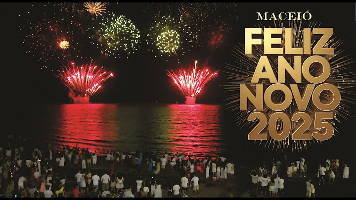 Réveillon 2025 | Queima de Fogos na Praia de Ponta Verde Maceió.