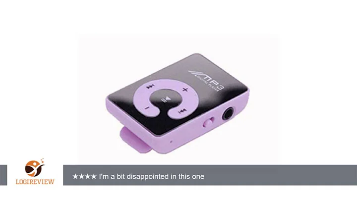 Sandistore Mirror Clip USB Digital Mp3 Music Player Support 1-8GB SD TF Card Purple | Review/Test