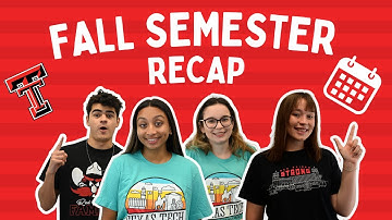 Fall Semester Recap | Texas Tech Vlog Squad