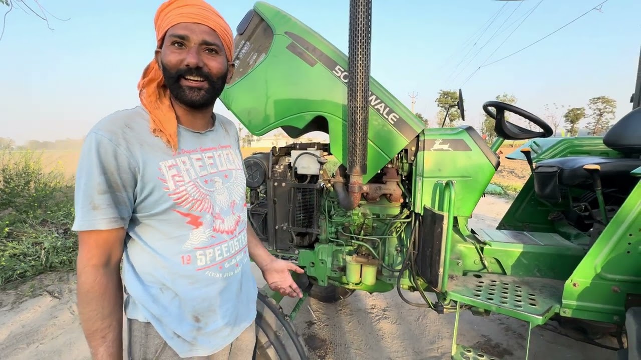 2.50 ਪ੍ਰਤੀ ਲੀਟਰ ਇਕ ਕਿੱਲੇ ਦਾ ਡੀਜ਼ਲ ਖਾਦਾ john Deere 5210 ਨੇ ਹੱਲ ਵਾਉਣ ਤੇ 