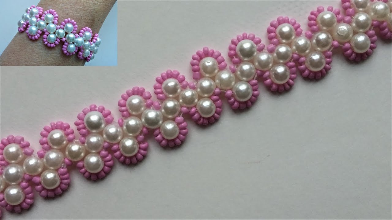 6pcs Color Block Beaded Bracelet  Small bead bracelet, Pink beaded  bracelets, Beaded necklace diy