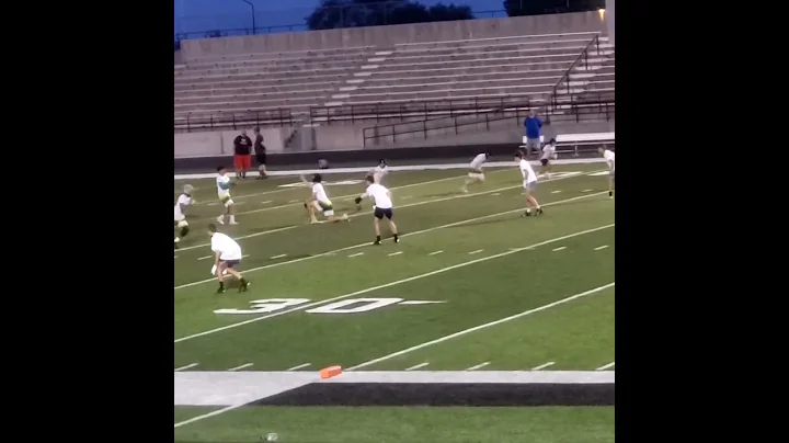 Vinscent at QB throwing in 7v7 with the Utah Prosp...