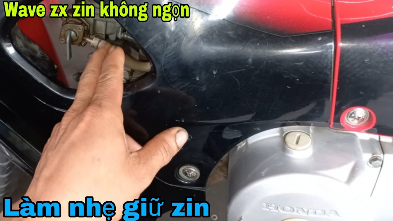 Wave ZX máy giữ zin xè nặng không bốc mượt/Honda wave zx zin - YouTube